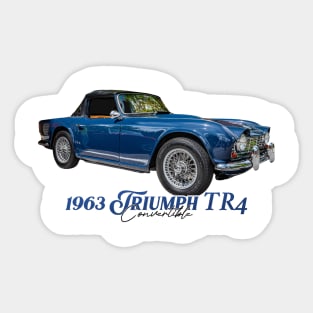 1963 Triumph TR4 Convertible Sticker